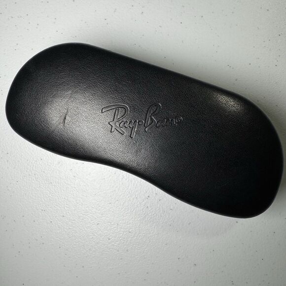 RAY-BAN‎ Black Clamshell Glasses Eyeglasses Sunglasses Case Empty Holder - Picture 1 of 7